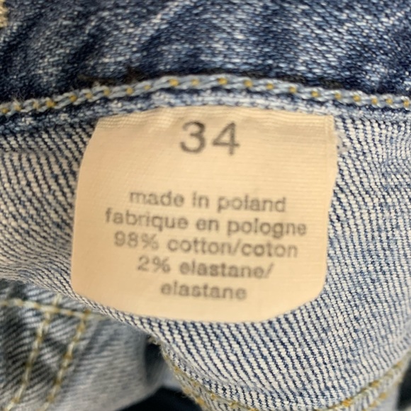 John Varvatos Authentic Fit Blue Men Jeans Pants Size 34 - Picture 4 of 5